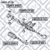 Сайлентблок рульової рейки TOYOTA Land Cruiser Prado 120 03-09, Land Cruiser Prado 150 09-, Previa 00-06, 4Runner 02-09, LEXUS GX 02-09 Q-fix Q0052128 (фото 3)