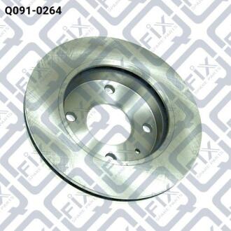 Диск гальмівний передній Q-fix Q091-0264