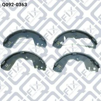 КОЛОДКИ ТОРМОЗНЫЕ БАРАБАННЫЕ Q-fix Q092-0363