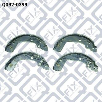 КОЛОДКИ ТОРМОЗНЫЕ БАРАБАННЫЕ Q-fix Q092-0399