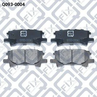 "КОЛОДКИ ТОРМ ЗАДН ДИСК 101.6*43.8*15.3" Q-fix Q093-0004