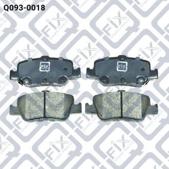 "КОЛОДКИ ТОРМ ЗАДН ДИСК 102*45.4*15.5" Q-fix Q093-0018