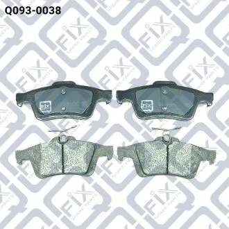 "КОЛОДКИ ТОРМ ЗАДН ДИСК 122.8*52*15.6" Q-fix Q093-0038