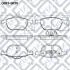 Колодки гальмівні передні Mazda 3 BK/CR 02–/Ford Focus II 04–/C-Max 03–/Volvo S40 04–/V50 04– Q-fix Q093-0039 (фото 3)