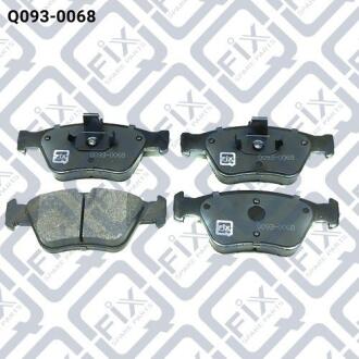 Колодки гальмівні передні дискові Q-fix Q093-0068