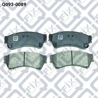 Колодки гальмівні передні дискові Q-fix Q093-0089