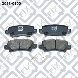 КОЛОДКИ ТОРМОЗНЫЕ ЗАДНИЕ ДИСКОВЫЕ Q-fix Q093-0100