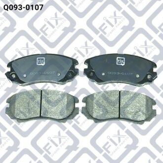 Колодки гальмівні передні дискові Q-fix Q093-0107