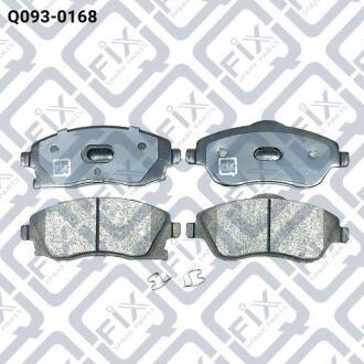 Колодки гальмівні передні дискові Q-fix Q093-0168