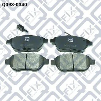 Колодки гальмівні передні дискові Q-fix Q093-0340