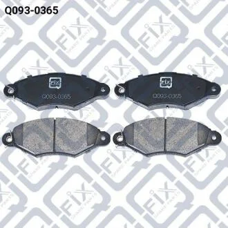 Колодки гальмівні передні дискові Q-fix Q093-0365