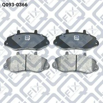 Колодки гальмівні передні дискові Q-fix Q093-0366
