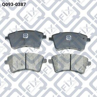 Колодки гальмівні передні дискові Q-fix Q093-0387
