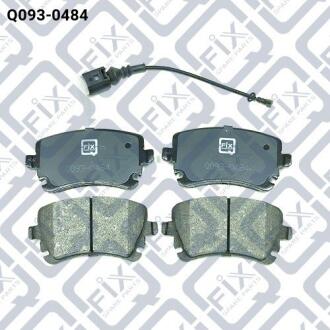 Колодки гальмівні дискові (задні) Q-fix Q093-0484