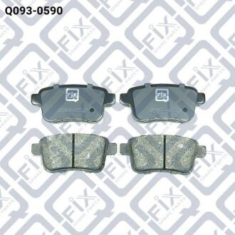 Колодки гальмівні задні дискові Q-fix Q093-0590