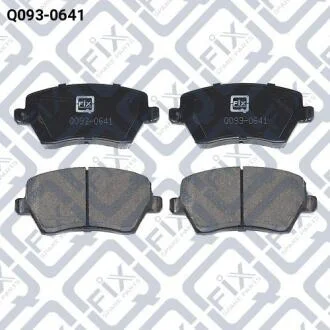 Колодки гальмівні передні дискові Q-fix Q093-0641