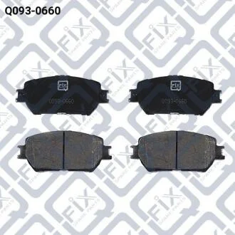 Колодки гальмівні передні дискові Q-fix Q093-0660