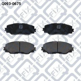 Колодки гальмівні передні дискові Q-fix Q093-0675