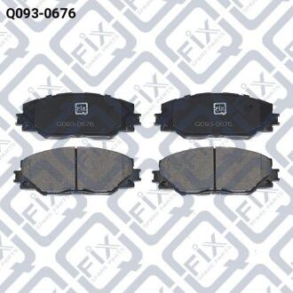 Колодки гальмівні передні дискові Q-fix Q093-0676