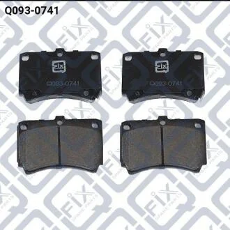 Колодки гальмівні передні дискові Q-fix Q093-0741
