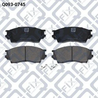 Колодки гальмівні передні дискові Q-fix Q093-0745