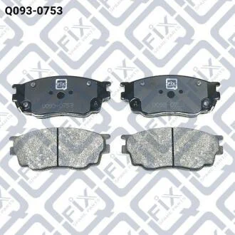 Колодки гальмівні передні дискові Q-fix Q093-0753
