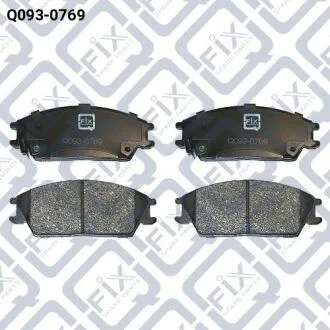 Колодки гальмівні передні дискові Q-fix Q093-0769