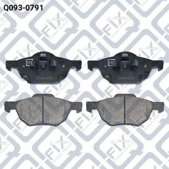 Колодки гальмівні передні дискові Q-fix Q093-0791
