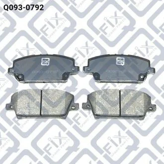 Колодки гальмівні передні дискові Q-fix Q093-0792
