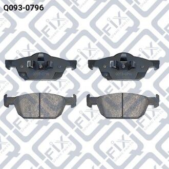 Колодки гальмівні передні дискові Q-fix Q093-0796