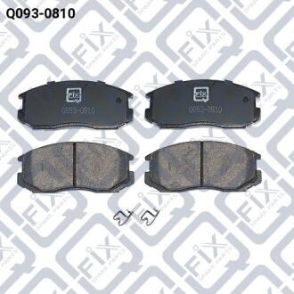 Колодки гальмівні передні дискові Q-fix Q093-0810