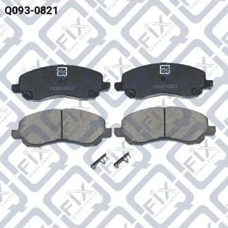 Колодки тормозные дисковые, комплект Q-fix Q093-0821