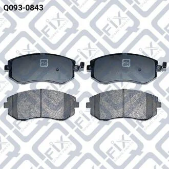 Колодки гальмівні передні Subaru Forester 02–/05–/Impreza 00–/05–/08–/Legacy 03– Q-fix Q093-0843