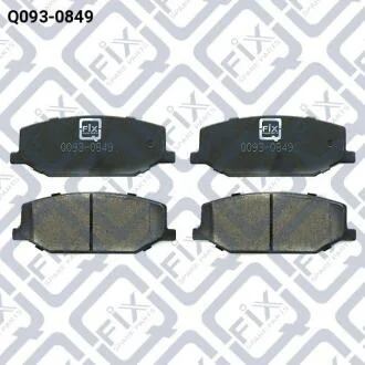 Колодки гальмівні передні дискові Q-fix Q093-0849