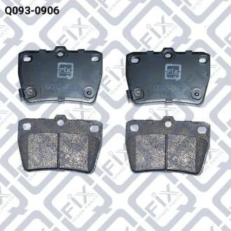 Колодки гальмівні задні дискові Q-fix Q093-0906