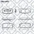 Колодки гальмівні задні дискові Q-fix Q093-0950 (фото 3)