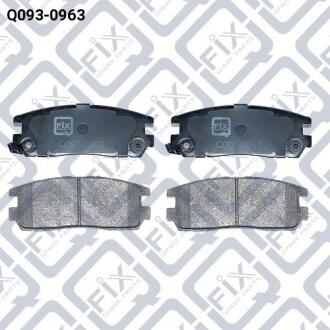 Колодки гальмівні задні дискові Q-fix Q093-0963
