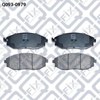 Колодки гальмівні передні дискові Q-fix Q093-0979