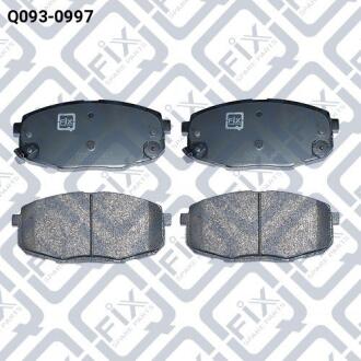 Колодки гальмівні передні дискові Q-fix Q093-0997