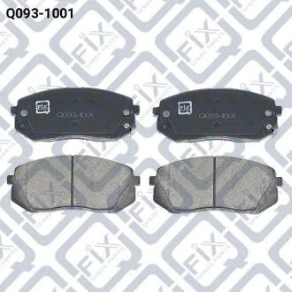 Колодки гальмівні передні дискові Q-fix Q093-1001