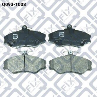 Колодки гальмівні передні дискові Q-fix Q093-1008