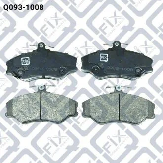 Колодки гальмівні передні дискові Q-fix Q093-1008