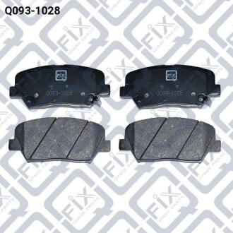 Колодки гальмівні передні дискові Q-fix Q093-1028