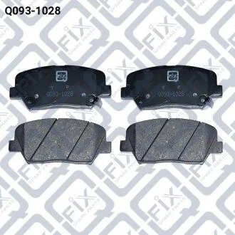 Колодки гальмівні передні дискові Q-fix Q093-1028
