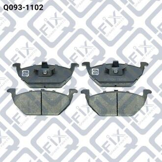 Колодки гальмівні передні дискові Q-fix Q093-1102
