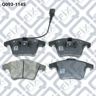 Колодки гальмівні передні дискові Q-fix Q093-1145