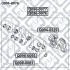 Супорт гальмівний (передній, лівий) Q-fix Q096-0076 (фото 3)