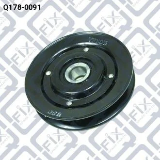 Ролик натяжний ременя кондиціонера (комплект) Q-fix Q178-0091