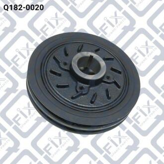 Шкив коленвала (2PK) Hyundai H100 Mitsubishi L300 Pajero 2.5 D/TD 86-06 Q-fix Q182-0020