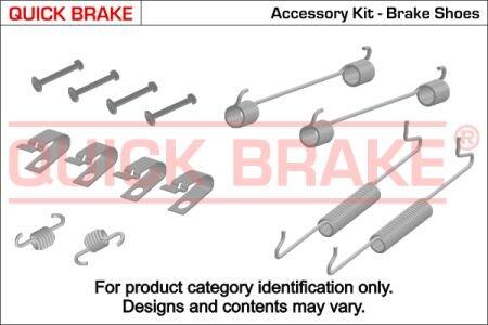 Ремкомплект Гальмівної Колодки QUICK BRAKE 105-0007